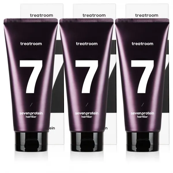 트리트룸 세븐프로틴 헤어필러 트리트먼트, 180ml, 3개