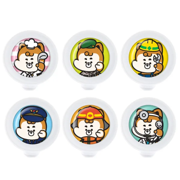 래핑찰리 이지 세이프 강아지 해충예방 클립 6종 세트, 1세트