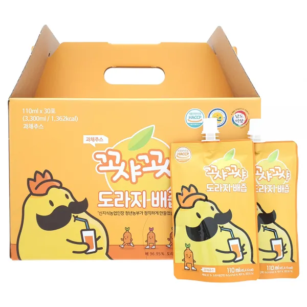 꼬샤꼬샤 도라지 배즙 스파우트형 110ml 30개입
