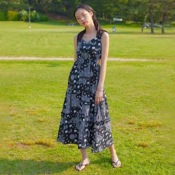 벰버 PAISLEY COTTON ONEPIECE