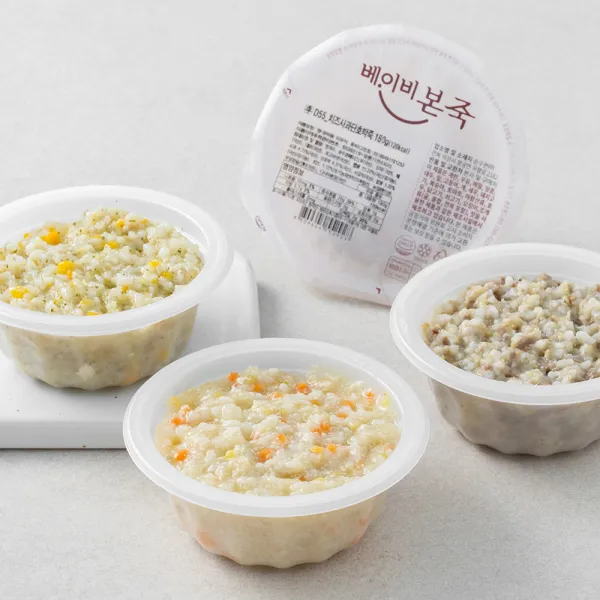 베이비본죽 후기 E세트 180g x 4팩, 1세트