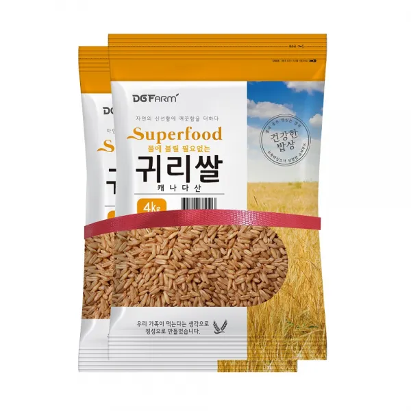 대구농산 불릴필요없는 귀리쌀, 4kg, 2개