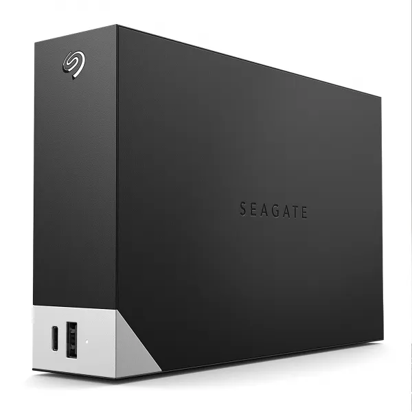 씨게이트 원 터치 허브 외장하드 STLC8000400, 8192GB, 투 패턴 블랙