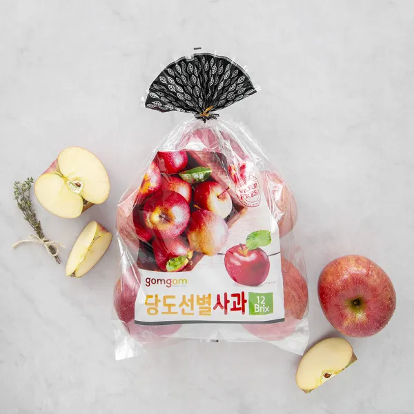 곰곰 당도선별 사과, 2kg (특대), 1봉