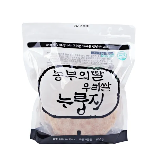 농부의딸 우리쌀 누룽지, 1개, 500g