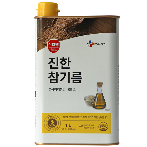 이츠웰 진한 참기름 1l 1개