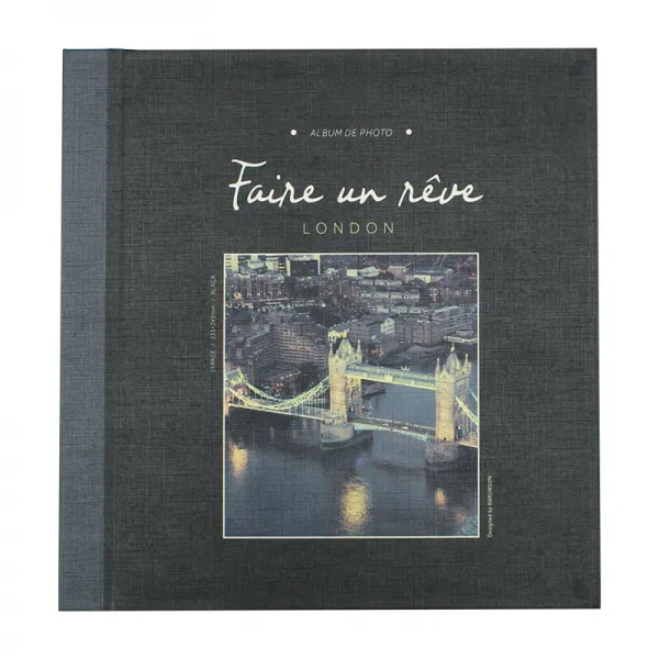 비팬시 미니 흑지 접착 양장앨범 런던 15매