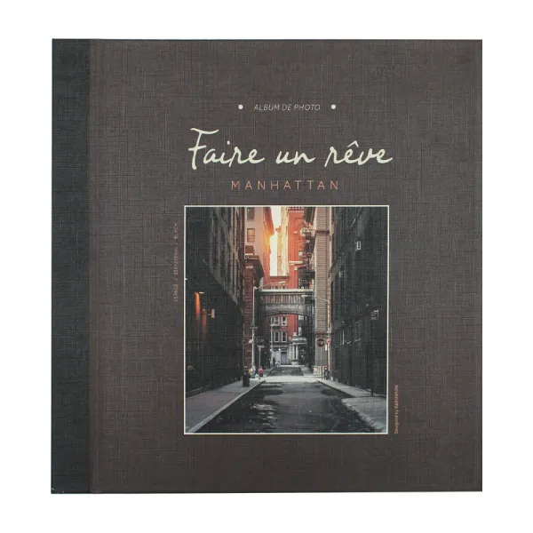 비팬시 미니 흑지 접착 양장앨범 맨하탄 15매