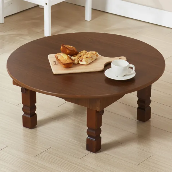 서우 월넛 통판 원형상 중 60 브라운