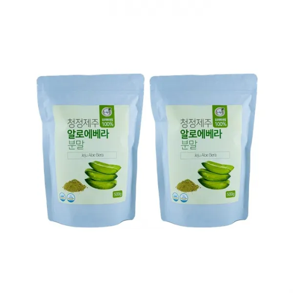 푸른들 알로에베라 분말, 2개, 500g
