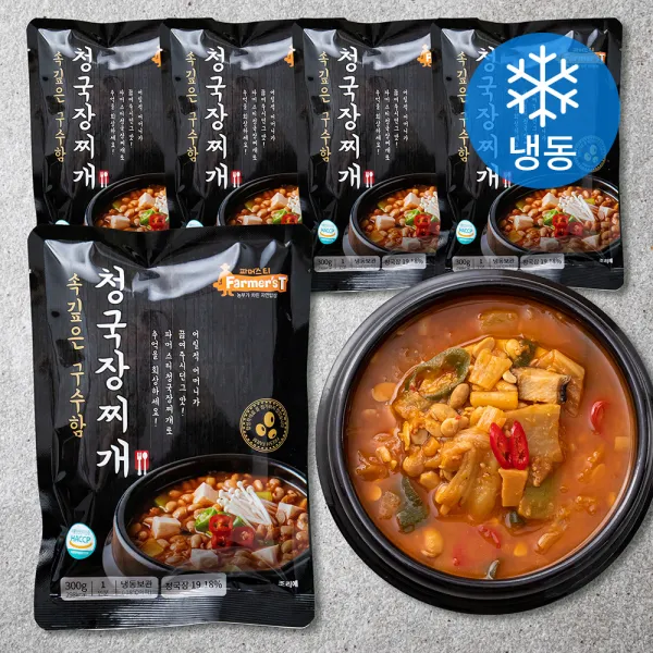 파머스티 청국장 (냉동), 300g, 5개