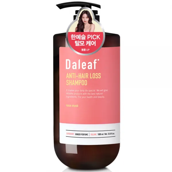 달리프 진저 두피케어 탈모 샴푸 로즈머스크향, 1000ml, 1개