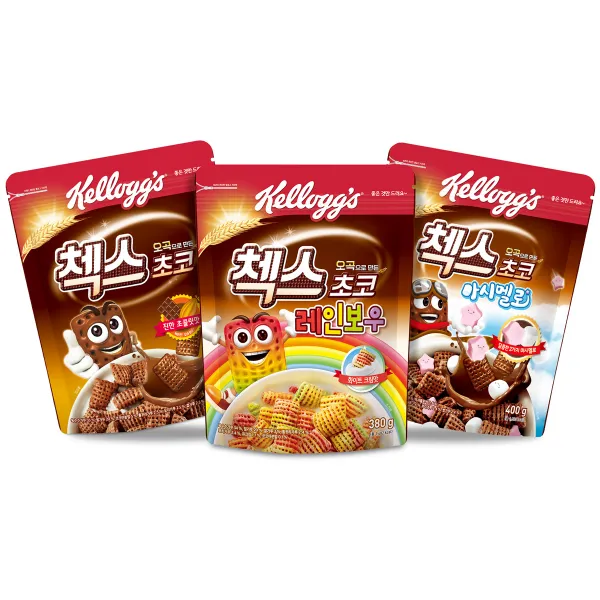 켈로그 첵스초코 삼총사 시리얼 세트 1120g, 1세트
