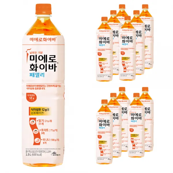미에로화이바 패밀리, 1.5L, 12개
