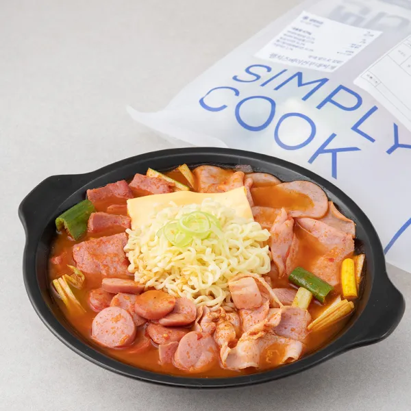 심플리쿡 햄치즈베이컨 부대찌개, 678g, 1개