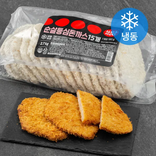 식자재왕 순살 등심돈까스 (냉동), 2.7kg, 1개