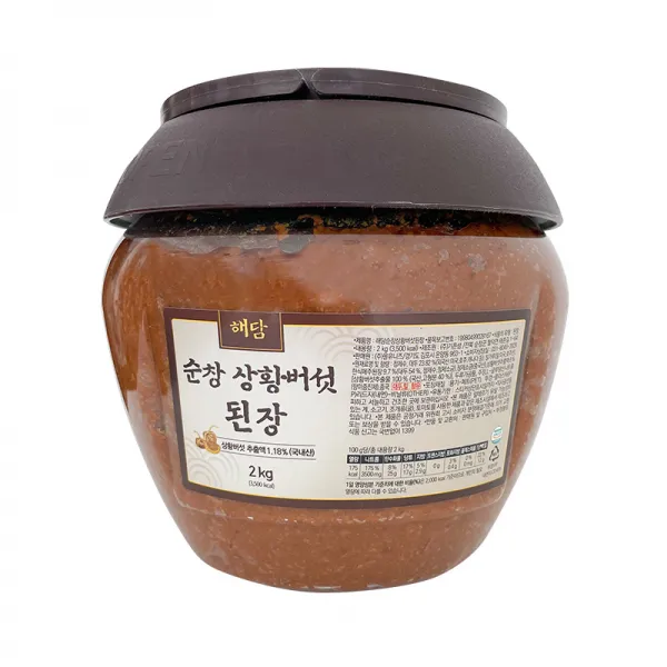 해담 순창 상황버섯 된장 2kg 1개