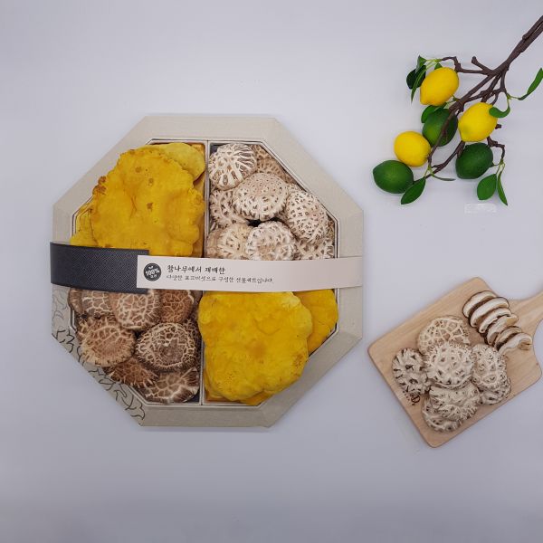 청림농원 유기농 명품잎새 버섯 혼합선물세트 330g 1세트