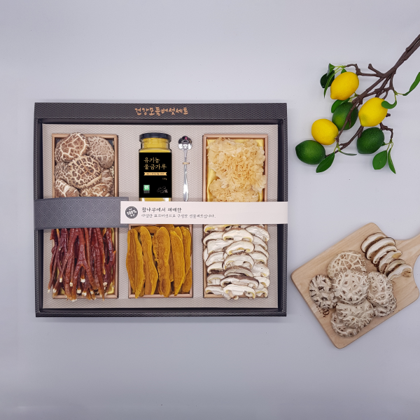 청림농원 친환경 모듬 버섯 선물세트 1세트