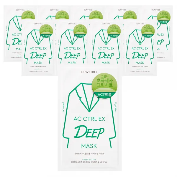듀이트리 AC 컨트롤 EX 딥마스크, 1개입, 10개