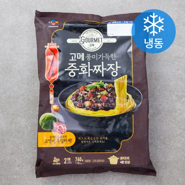 고메 중화짜장 2인분 (냉동), 760g, 1개