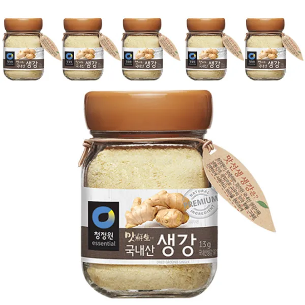 맛선생 생강 가루, 13g, 6개