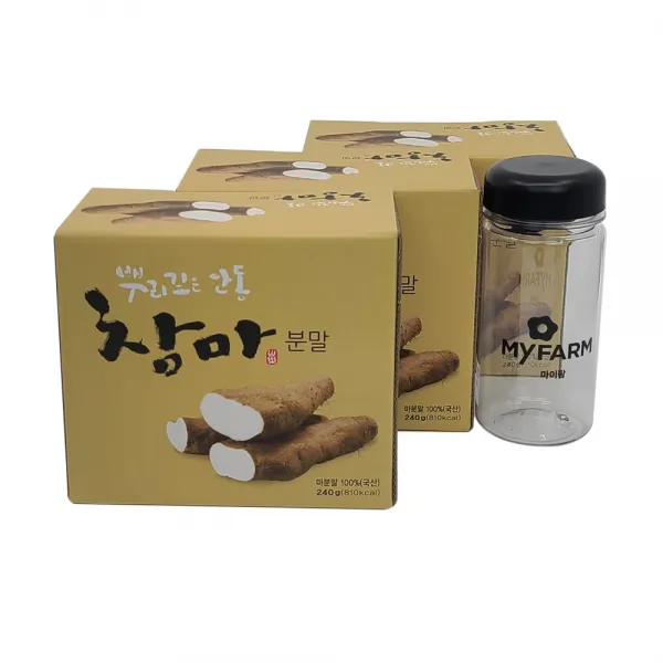 뿌리깊은 안동 참마분말 스틱형 + PET마이보틀, 8g, 90개