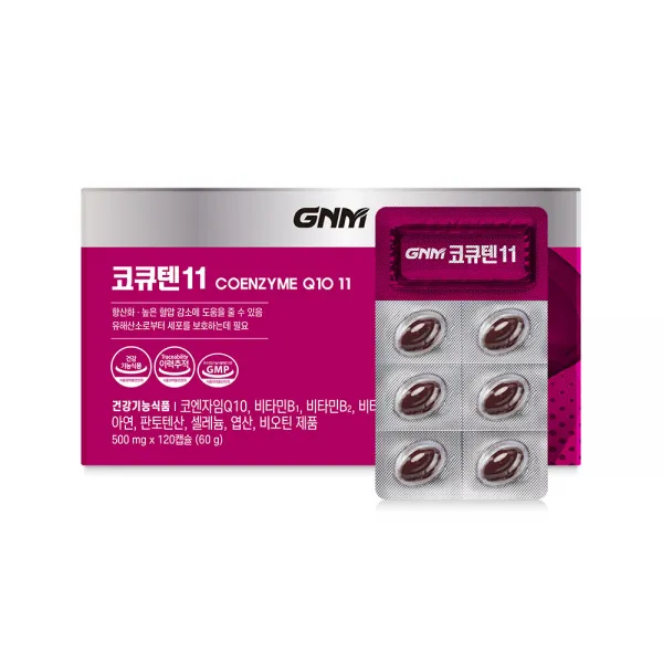 GNM자연의품격 코큐텐11 코엔자임Q10 11, 120정, 1박스