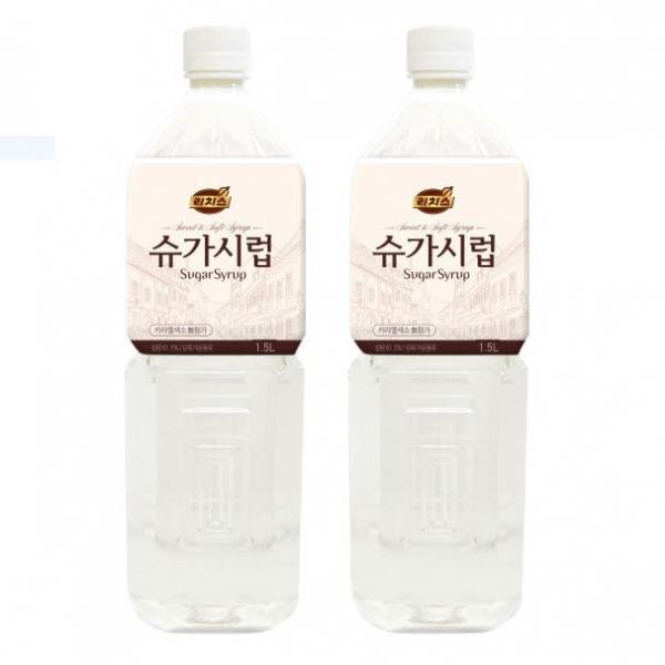 리치스 슈가 시럽, 1.5L, 2개