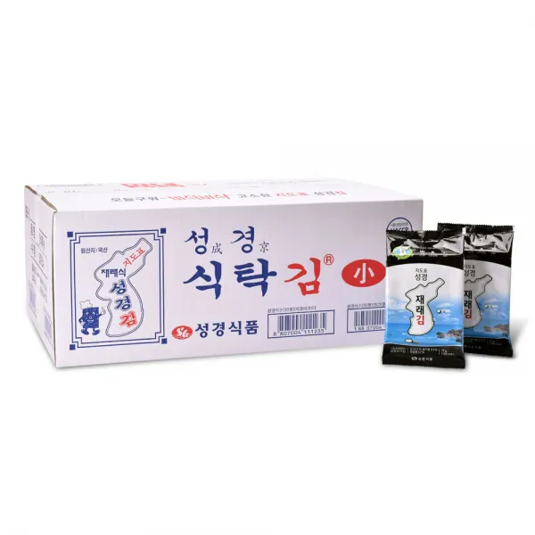 지도표성경 재래식 조각김, 17g, 30개