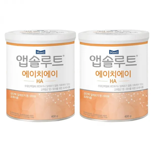 앱솔루트 에이치에이 분유 400g 2캔