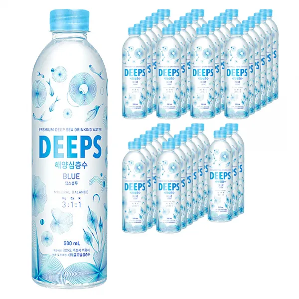 딥스 해양심층수 블루 500ml 40개입