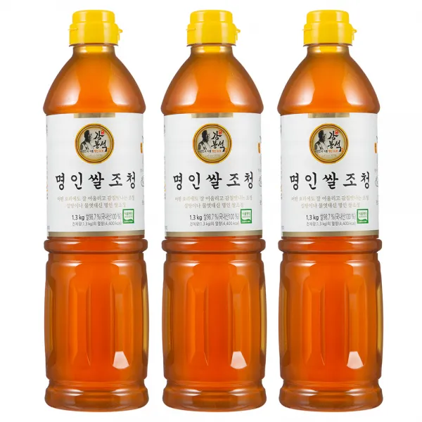 두레촌 명인 쌀조청, 1.3kg, 3개