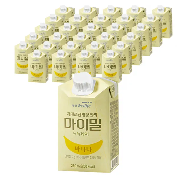 대상웰라이프 뉴케어 마이밀 바나나 250ml 48개