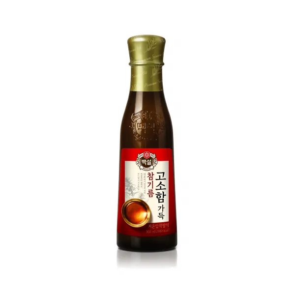 백설 고소함 가득 참기름병, 300ml, 1개