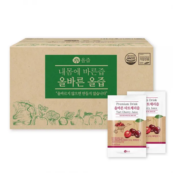 올즙 올바른 타트체리즙, 70ml, 50개