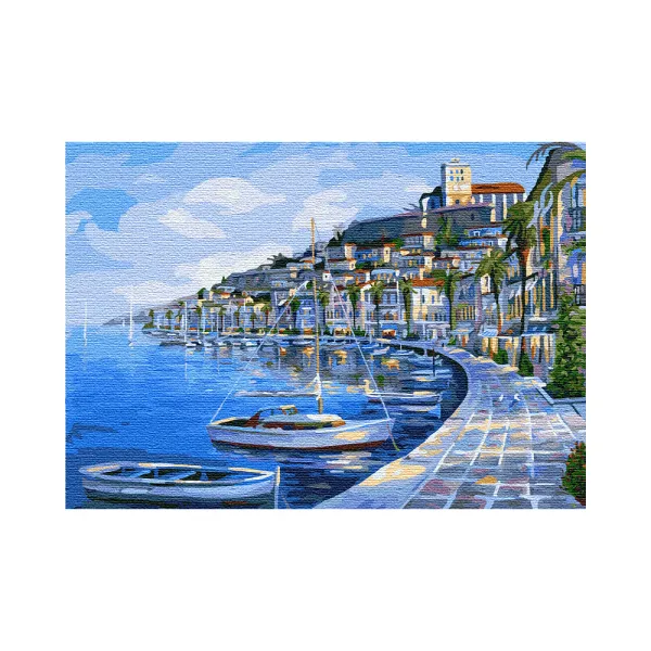 플레이어바웃 DIY 명화 그리기 세트 40 x 50 cm, 한가로운 항구