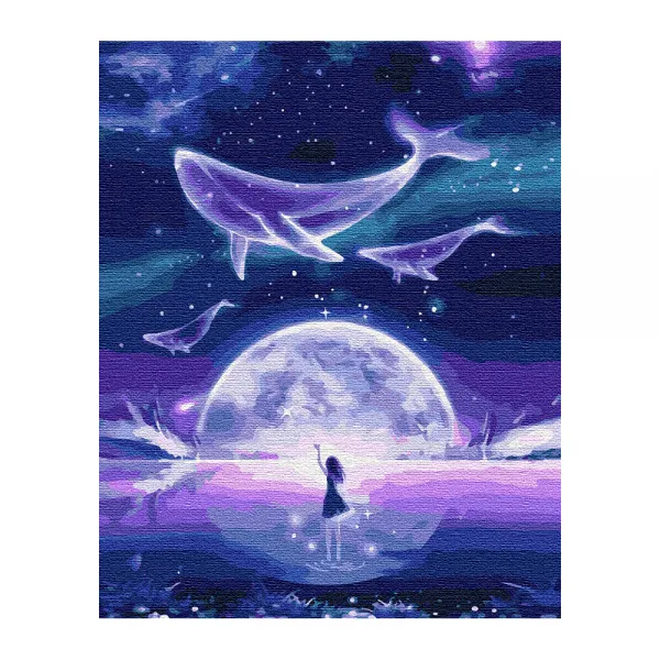 플레이어바웃 DIY 명화 그리기 세트 40 x 50 cm, 고래의 꿈