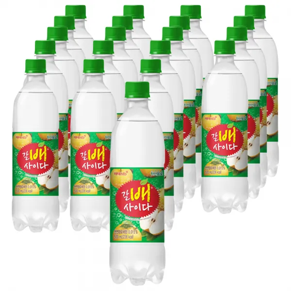 해태음료 갈배 사이다 500ml 20개