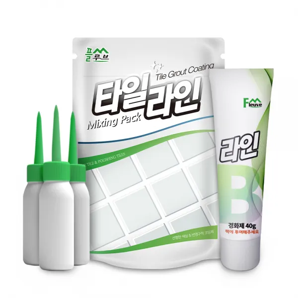 플루브엔트 타일라인 타일 줄눈 보수제 벽면+변기테두리겸용, 실버, 85g