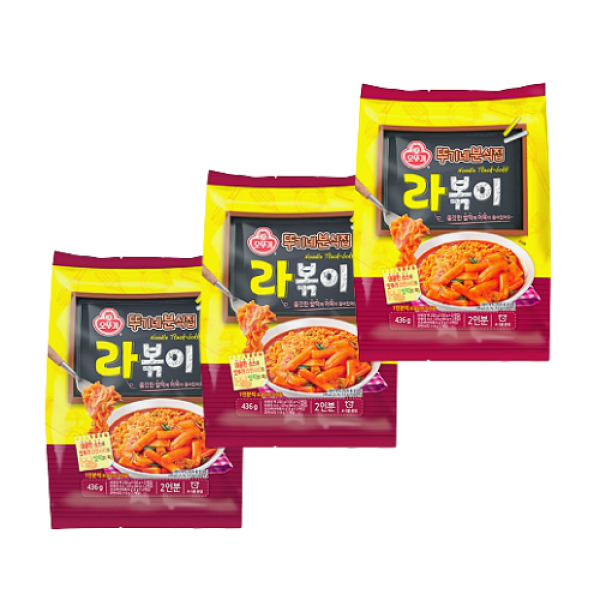 오뚜기 뚜기네 분식집 라볶이 436g 3개