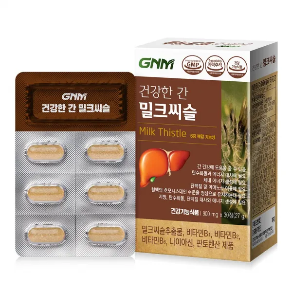 GNM자연의품격 건강한 간 밀크씨슬, 30정, 1개
