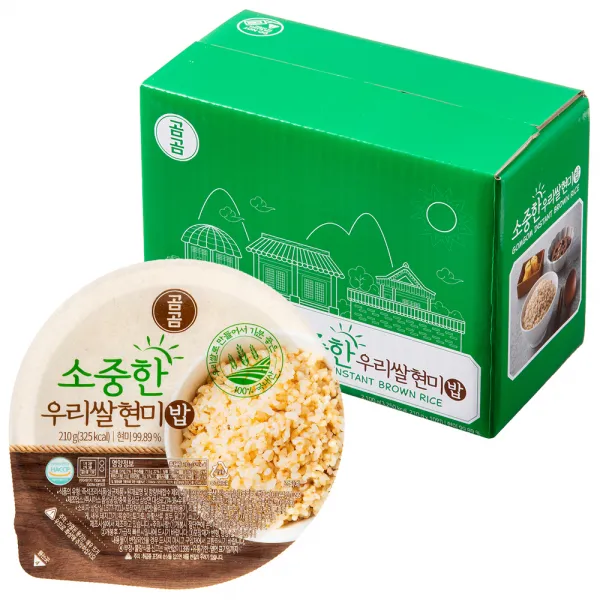 곰곰 소중한 우리쌀 현미밥, 210g, 10개