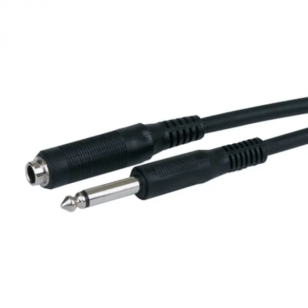 해밀 XLR 캐논 PC 3.5 고급형 마이크 케이블 5.5모노 암 & 5.5모노 수 5m, 15번, 혼합색상