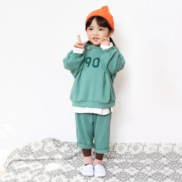 메르시보꾸 아동용 나인티 상하의 세트 SS9F05