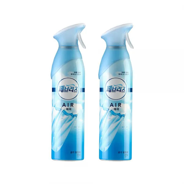 페브리즈 에어 맑은하늘바람향 공기탈취제, 275ml, 2개