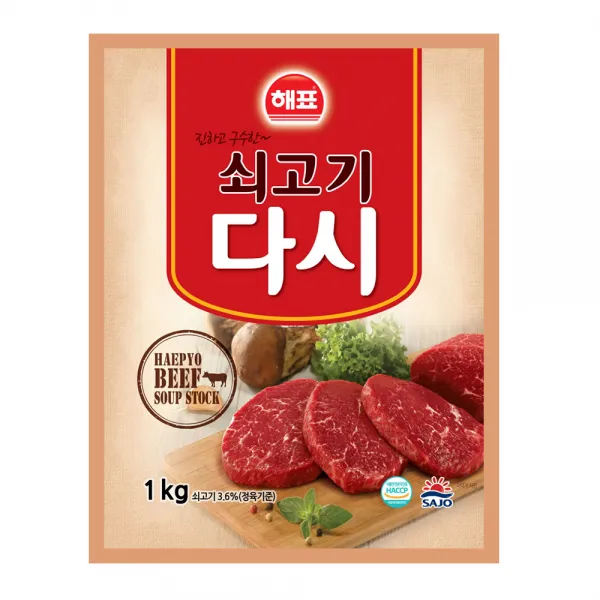 해표 쇠고기다시 1kg 1개