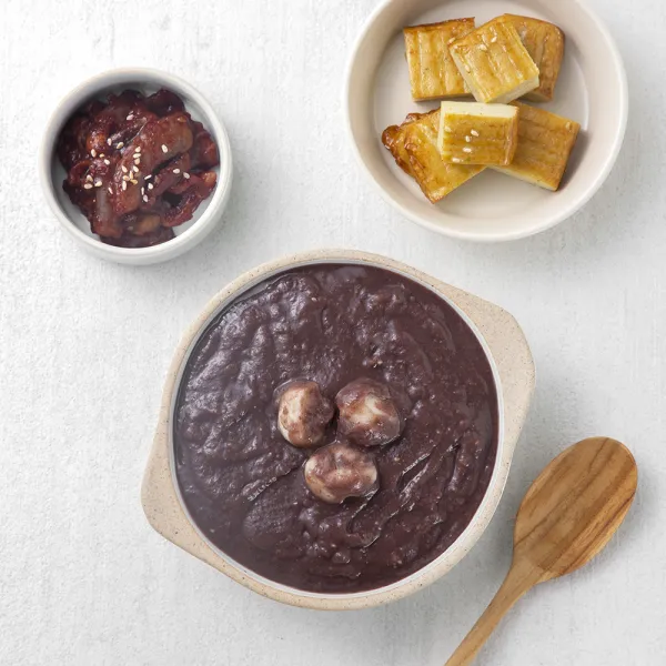 짱죽 웰빙죽 쌀눈 새알단팥죽, 200g, 4개