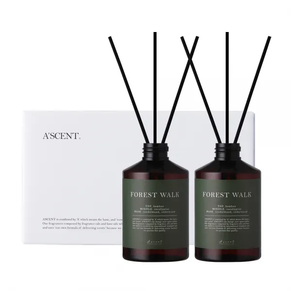 에이센트 네이처 디퓨저 실속형 200ml x 2p 세트, 포레스트워크, 2개