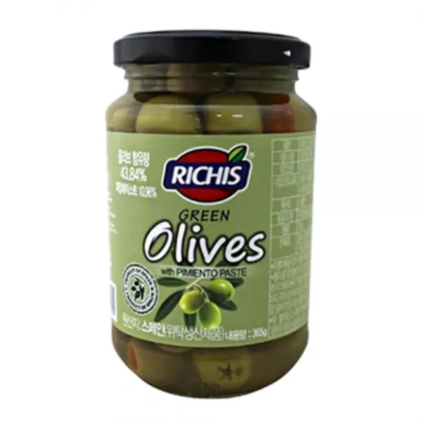 리치스 그린올리브, 365g, 1개